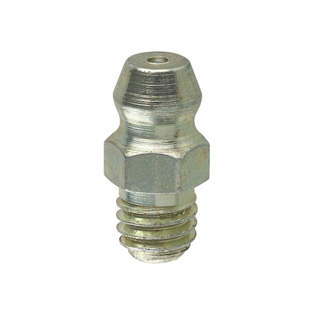 Ags Steel Straight Grease Fitting, 12.8mm Length, Male (6x1.0mm), 1/bag GF-18B